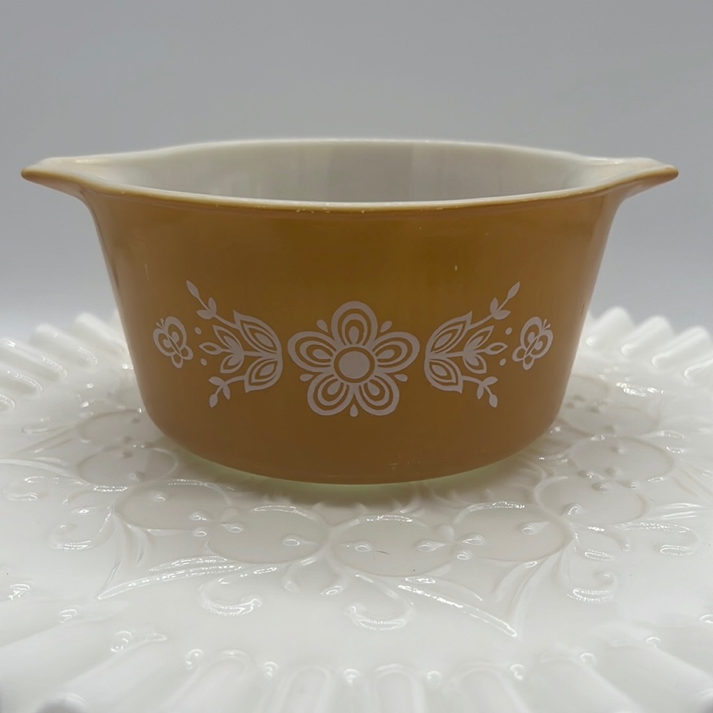 Pyrex butterfly gold 473